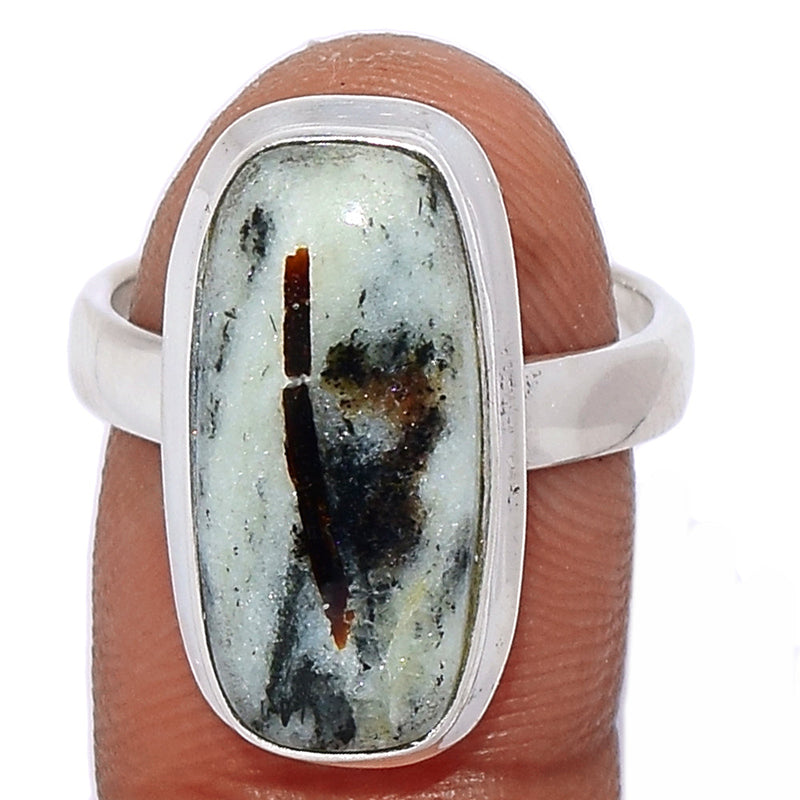 Astrophyllite Cabochon Ring - APCR149