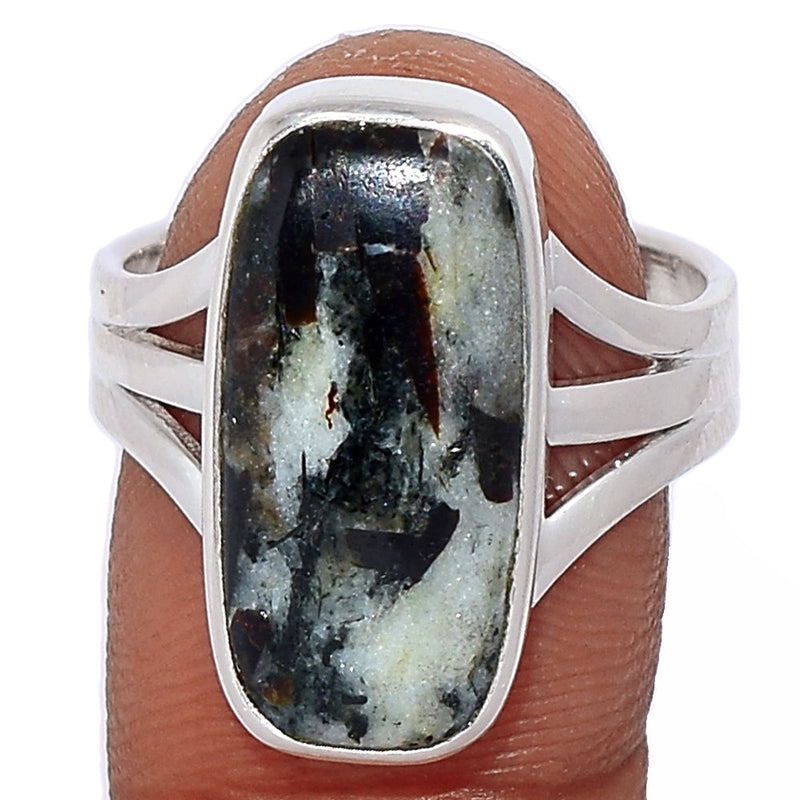 Astrophyllite Cabochon Ring - APCR150