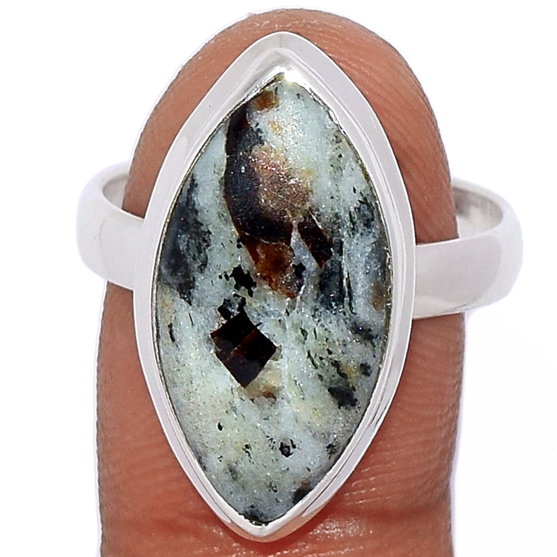 Astrophyllite Cabochon Ring - APCR155