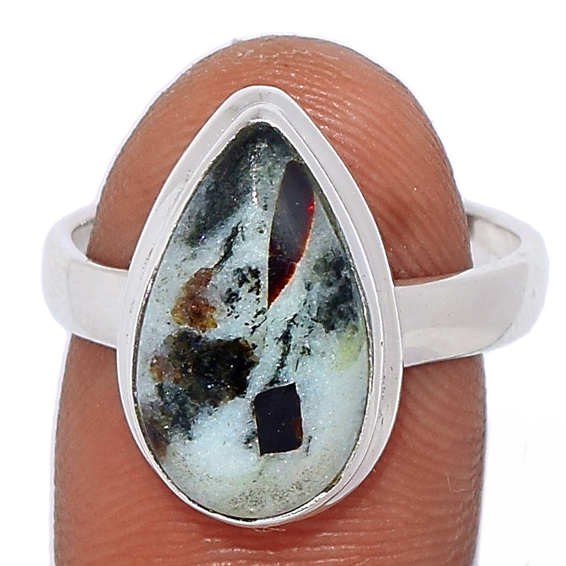 Astrophyllite Cabochon Ring - APCR169