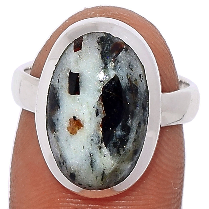 Astrophyllite Cabochon Ring - APCR171