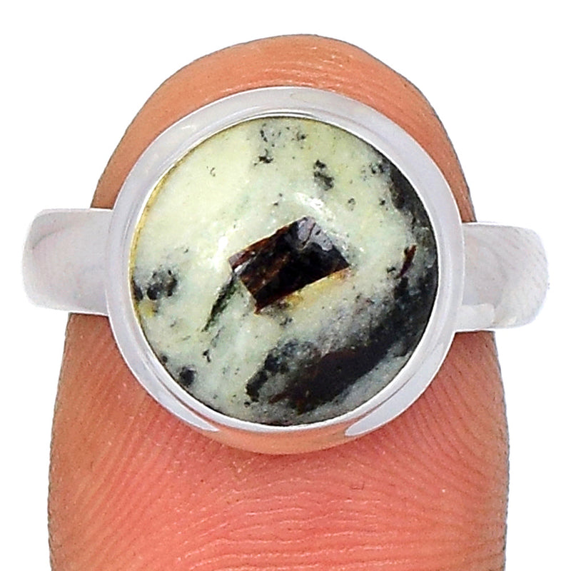 Astrophyllite Cabochon Ring - APCR179