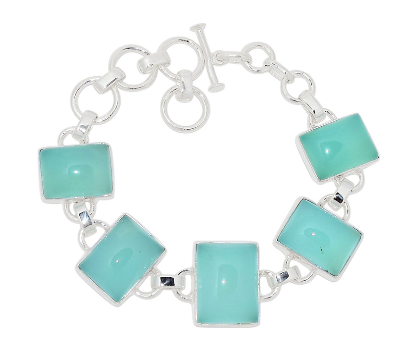 8.3" Aqua Chalcedony Bracelets - AQCB56