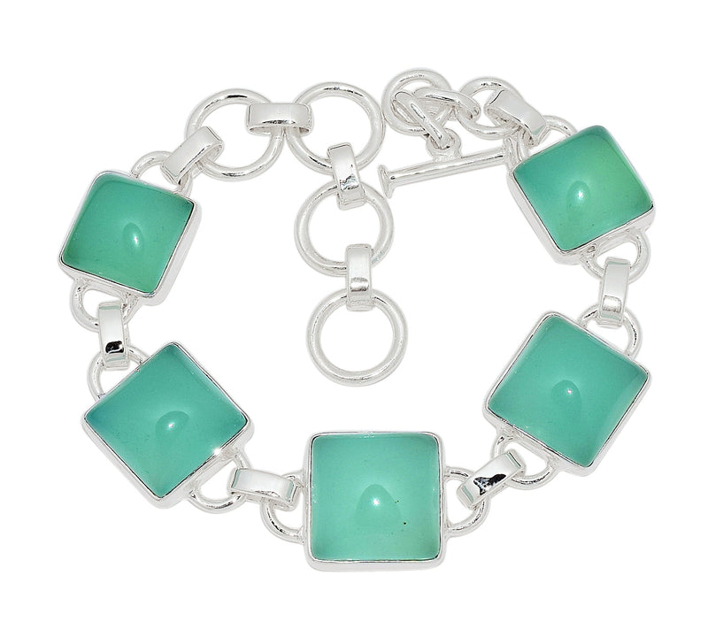 8.6" Aqua Chalcedony Bracelets - AQCB83