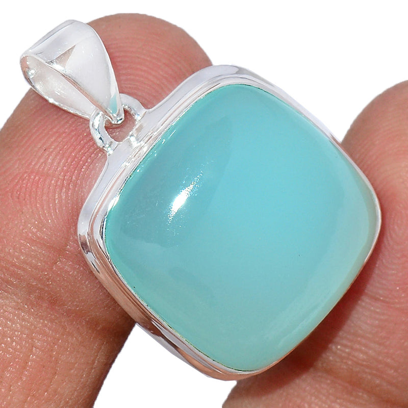 1.2" Aqua Chalcedony Pendants - AQCP1029