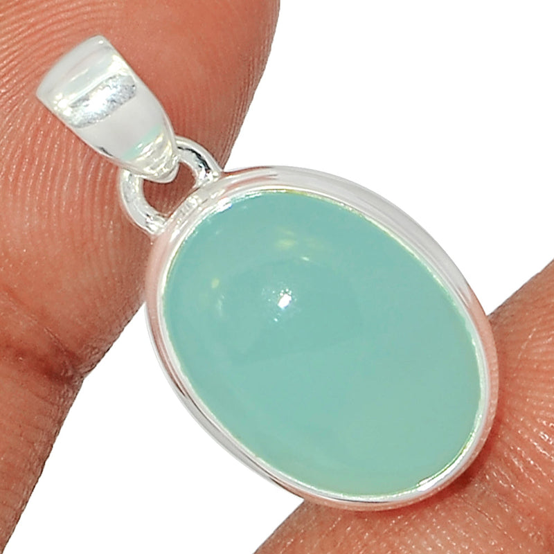 1.2" Aqua Chalcedony Pendants - AQCP873