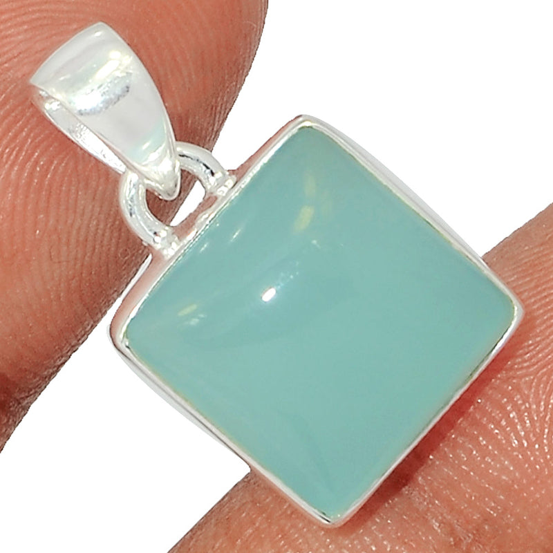 1" Aqua Chalcedony Pendants - AQCP878