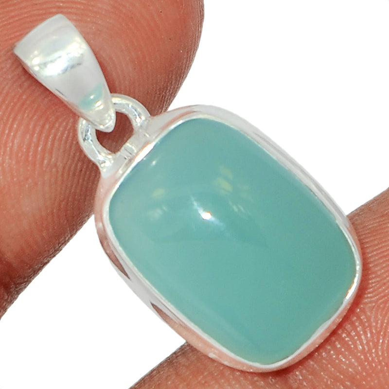 1.1" Aqua Chalcedony Pendants - AQCP892