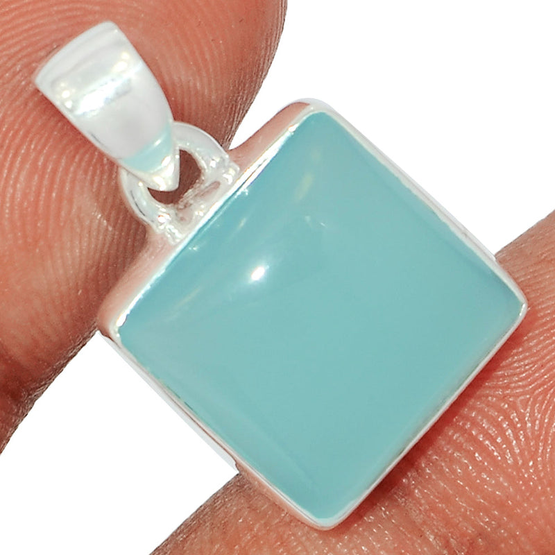 1" Aqua Chalcedony Pendants - AQCP893