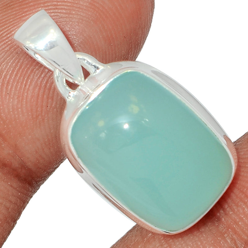 1.1" Aqua Chalcedony Pendants - AQCP894