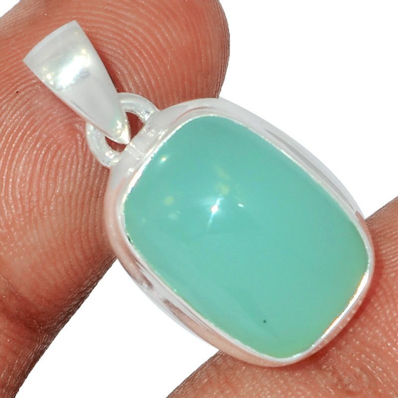 1.1" Aqua Chalcedony Pendants - AQCP898