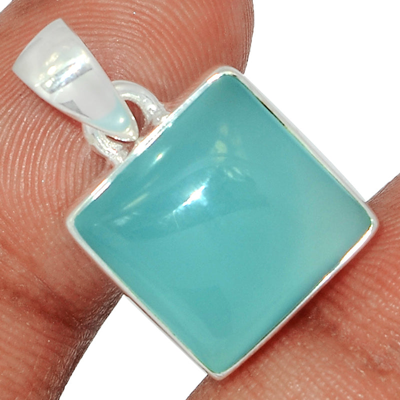 1" Aqua Chalcedony Pendants - AQCP899