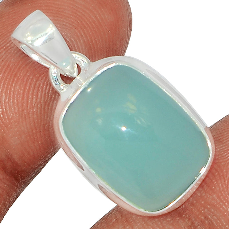 1.1" Aqua Chalcedony Pendants - AQCP900