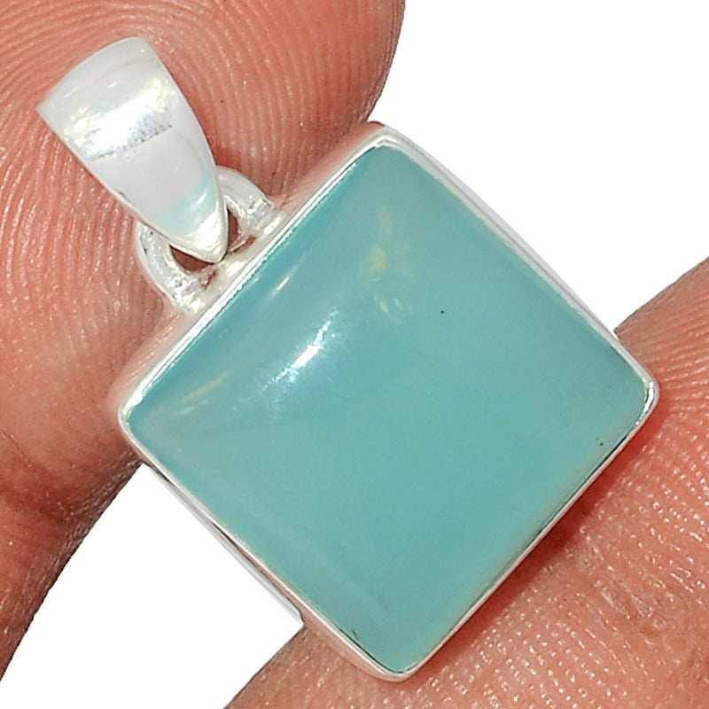 1" Aqua Chalcedony Pendants - AQCP901
