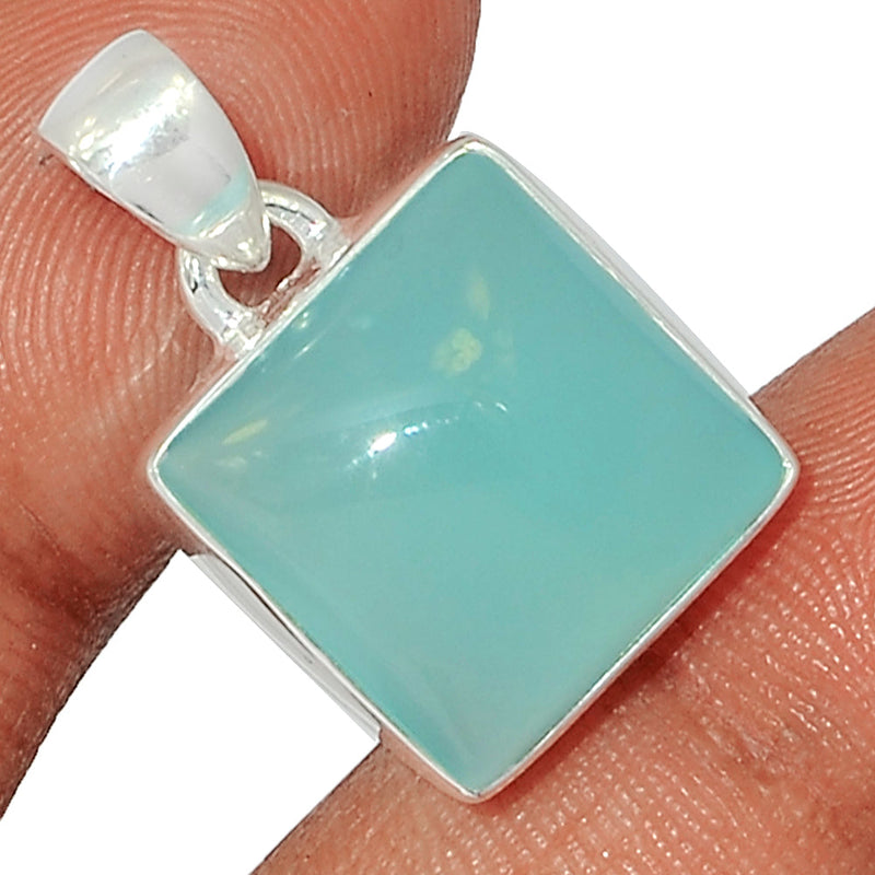1" Aqua Chalcedony Pendants - AQCP903