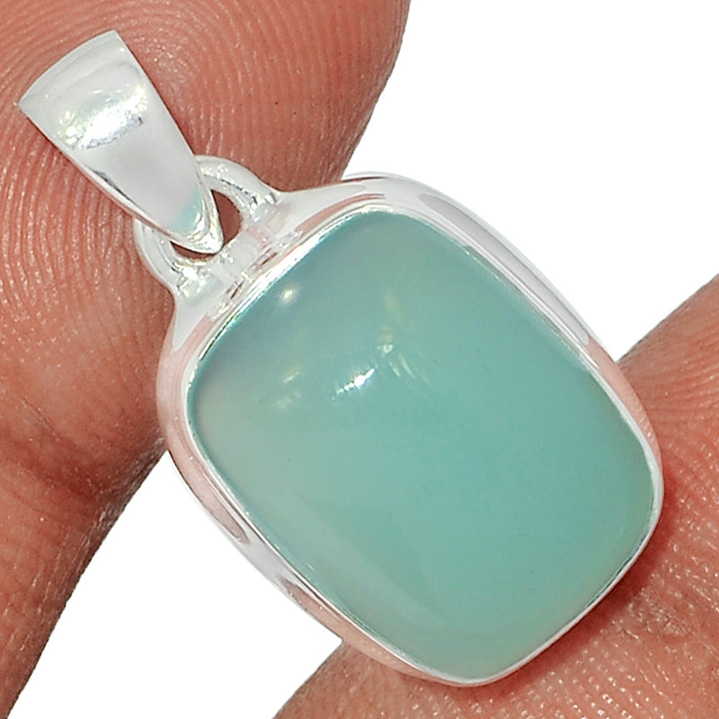 1.2" Aqua Chalcedony Pendants - AQCP913