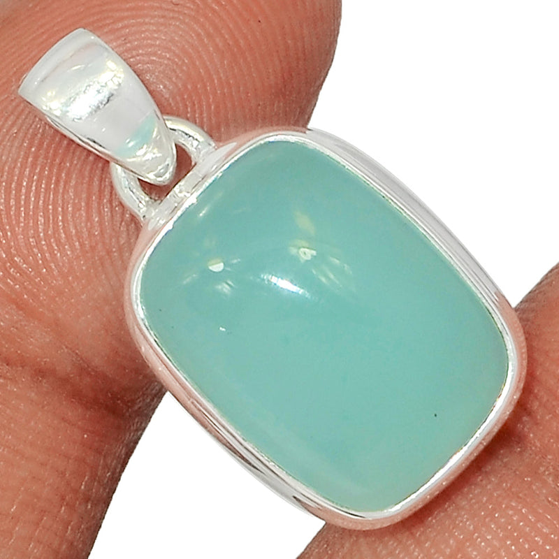 1.1" Aqua Chalcedony Pendants - AQCP922