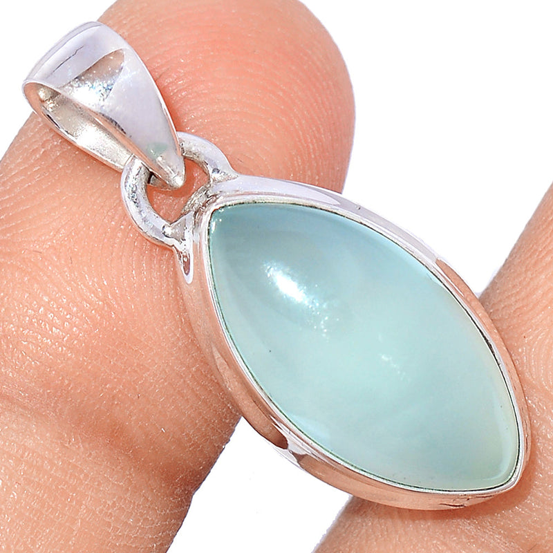 1.2" Aqua Chalcedony Pendants - AQCP925