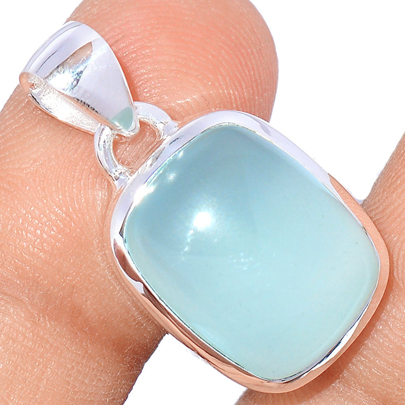 1.1" Aqua Chalcedony Pendants - AQCP945