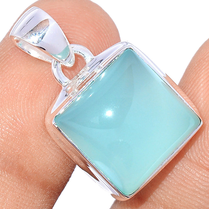 1" Aqua Chalcedony Pendants - AQCP946