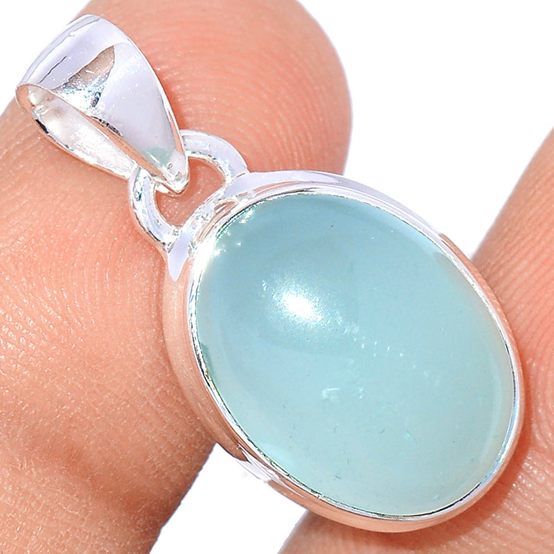 1.1" Aqua Chalcedony Pendants - AQCP951