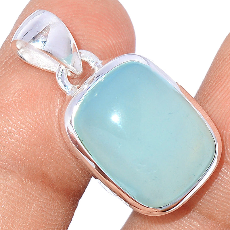 1.1" Aqua Chalcedony Pendants - AQCP954