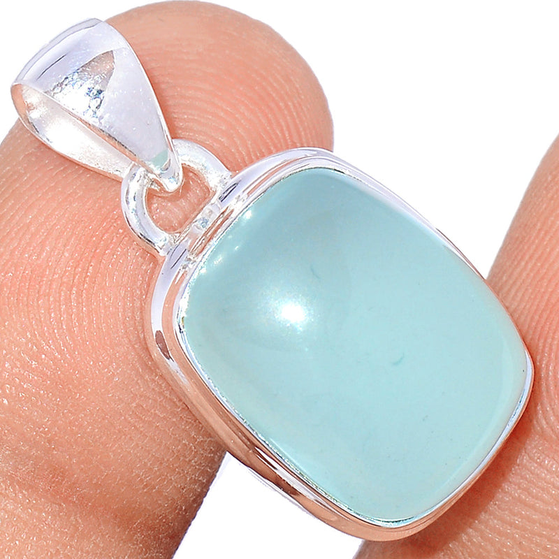 1.1" Aqua Chalcedony Pendants - AQCP976