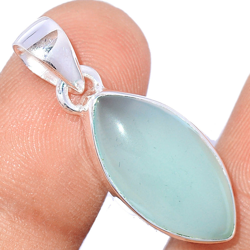 1.2" Aqua Chalcedony Pendants - AQCP982