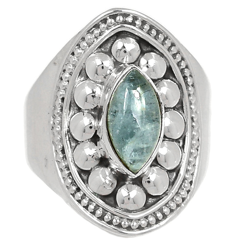 Fine Filigree - Aquamarine Ring - AQMR1577