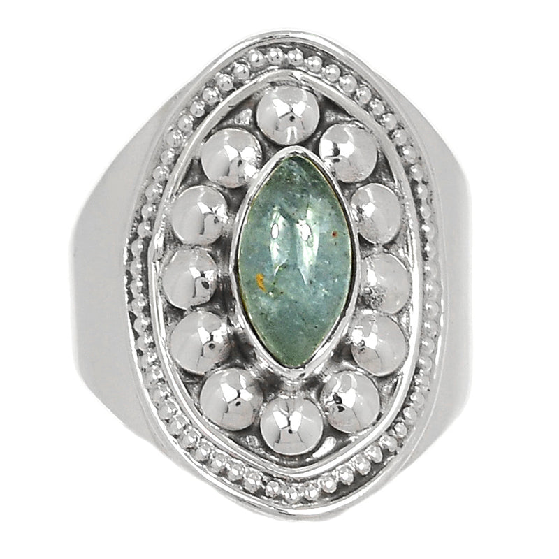 Fine Filigree - Aquamarine Ring - AQMR1580