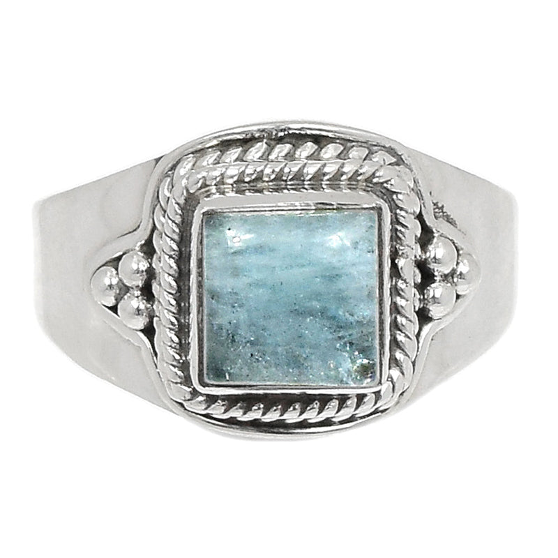 Fine Filigree - Aquamarine Ring - AQMR1591