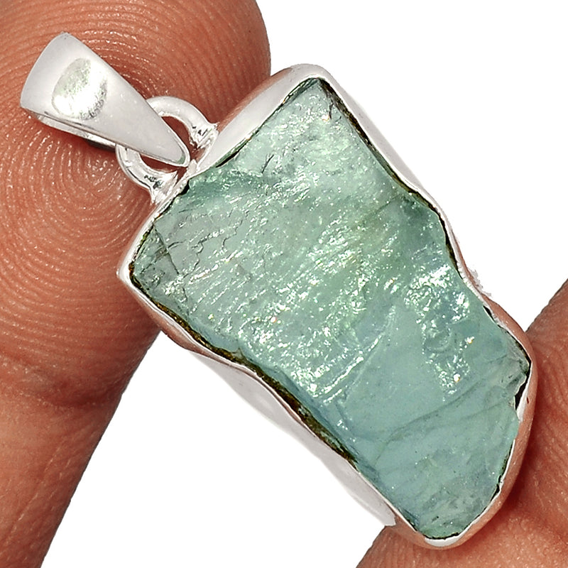 1.5" Aquamarine Rough Pendants - AQRP848