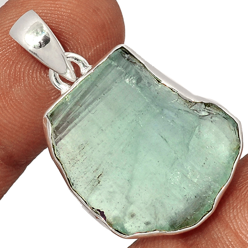 1.5" Aquamarine Rough Pendants - AQRP869