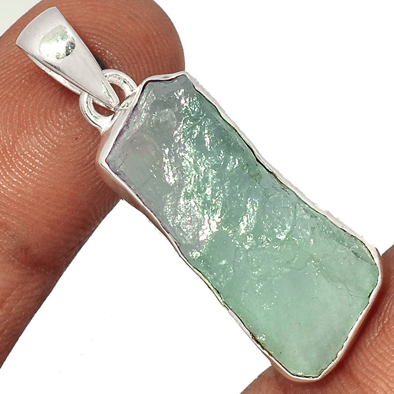 1.7" Aquamarine Rough Pendants - AQRP871