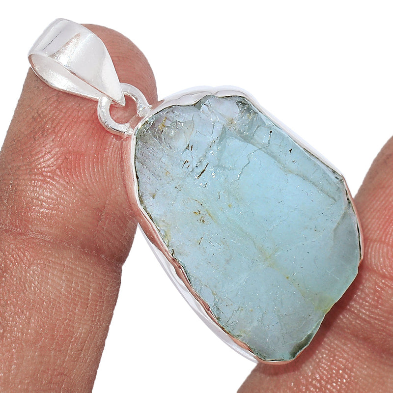 1.7" Aquamarine Rough Pendants - AQRP919