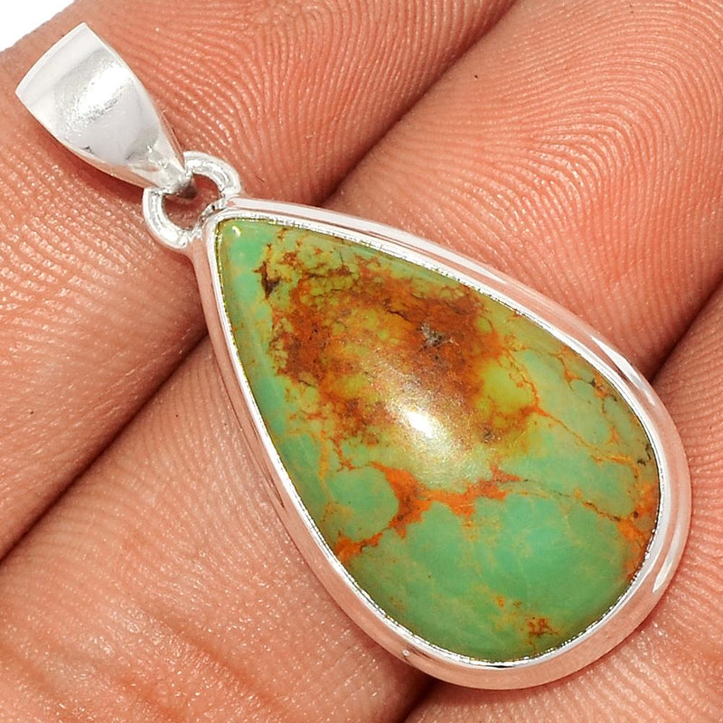 1.5" Number 8 Mine Turquoise Pendants - ATQP235