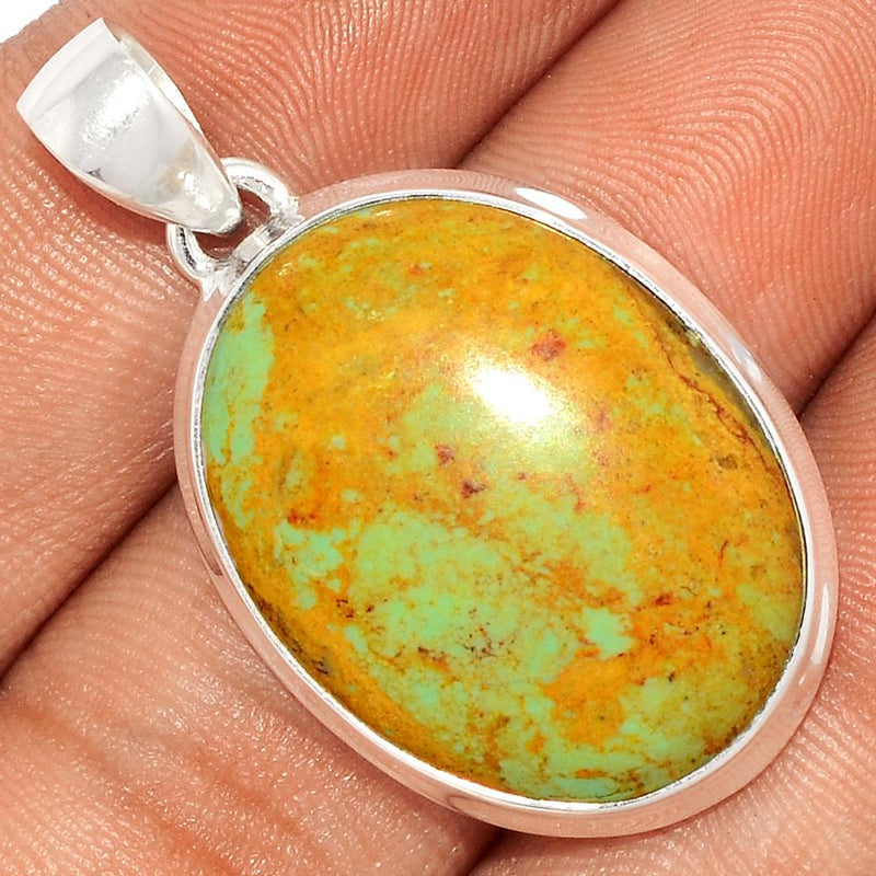 1.6" Number 8 Mine Turquoise Pendants - ATQP241