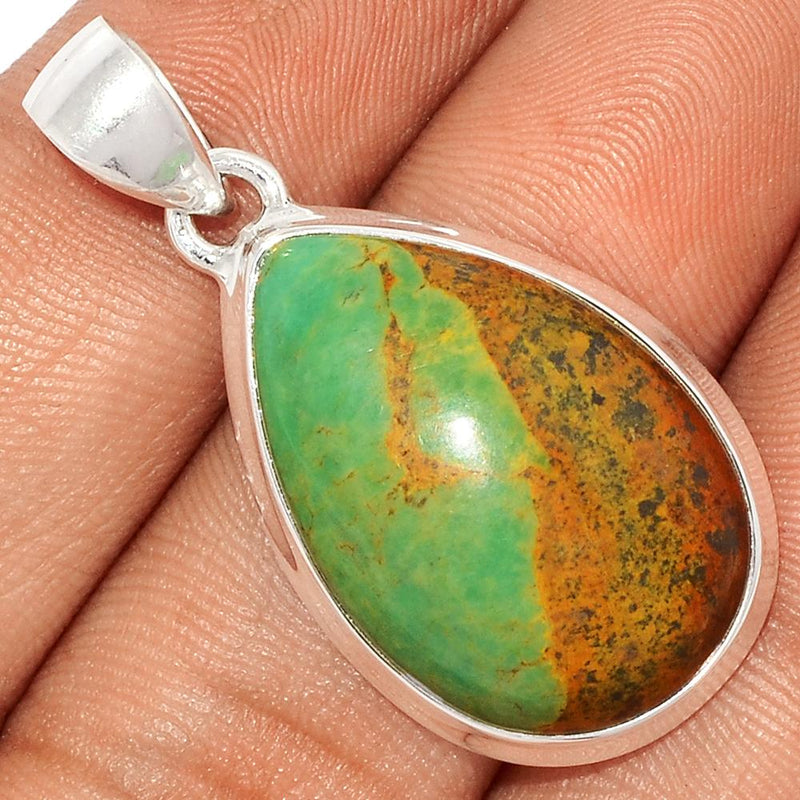 1.5" Number 8 Mine Turquoise Pendants - ATQP246