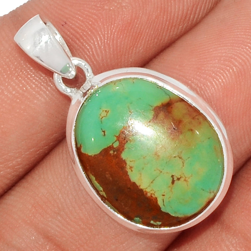 1.2" Number 8 Mine Turquoise Pendants - ATQP323