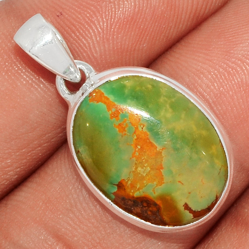 1.2" Number 8 Mine Turquoise Pendants - ATQP330