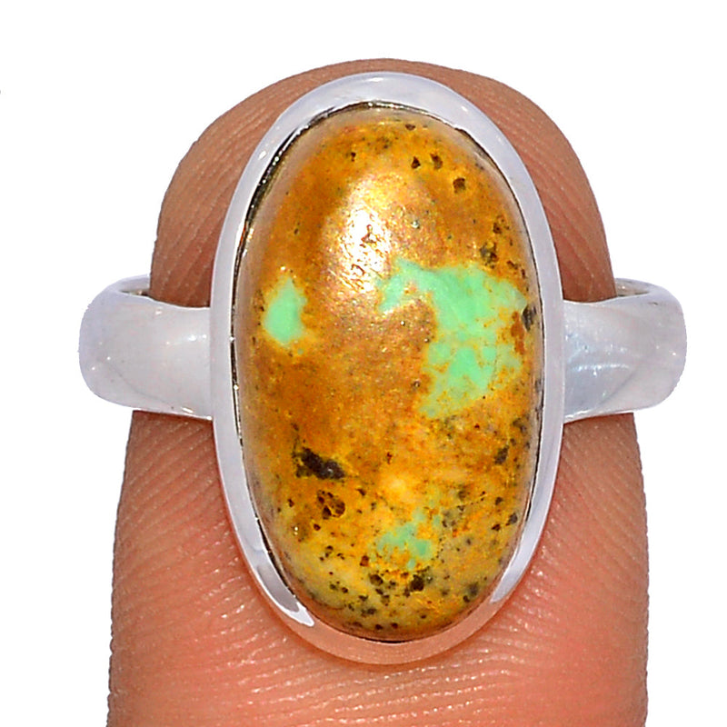 Number 8 Mine Turquoise Ring - ATQR228