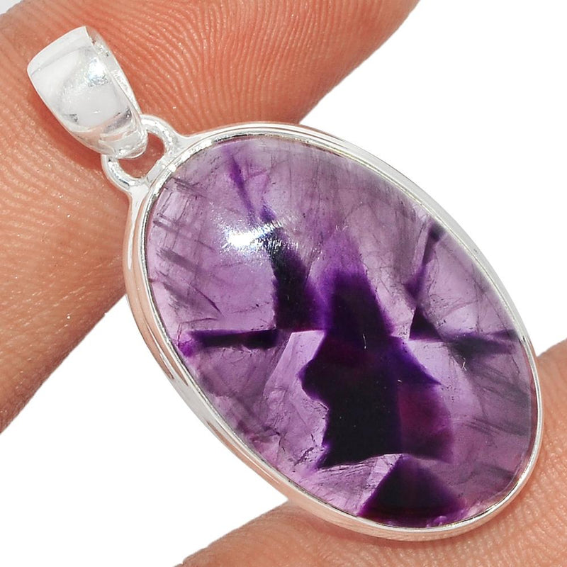 1.6" Atomic Amethyst Star Pendants - ATSP390