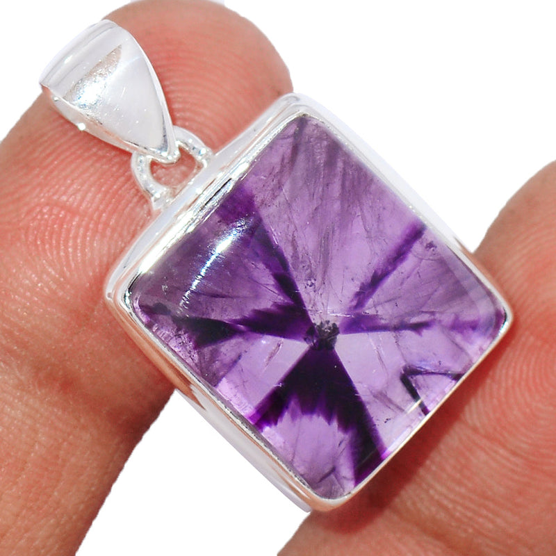 1.2" Atomic Amethyst Star Pendants - ATSP581