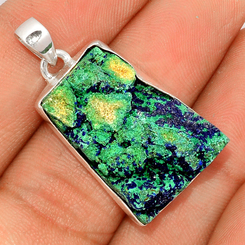 1.5" Azurite Druzy Pendants - AZDP400
