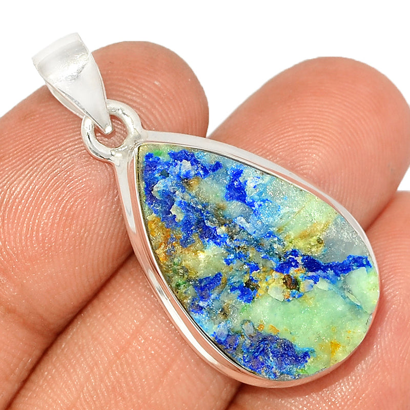 1.5" Azurite Druzy Pendants - AZDP459