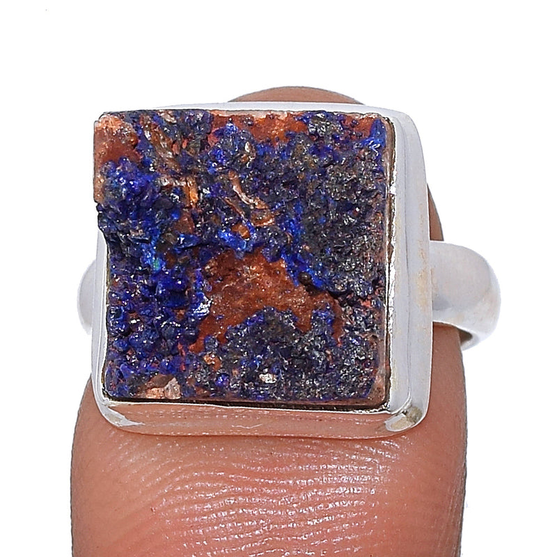 Azurite Druzy Ring - AZDR209