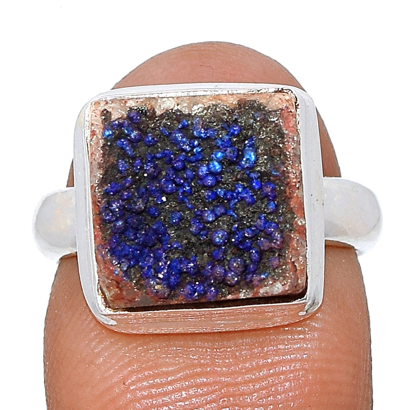 Azurite Druzy Ring - AZDR210