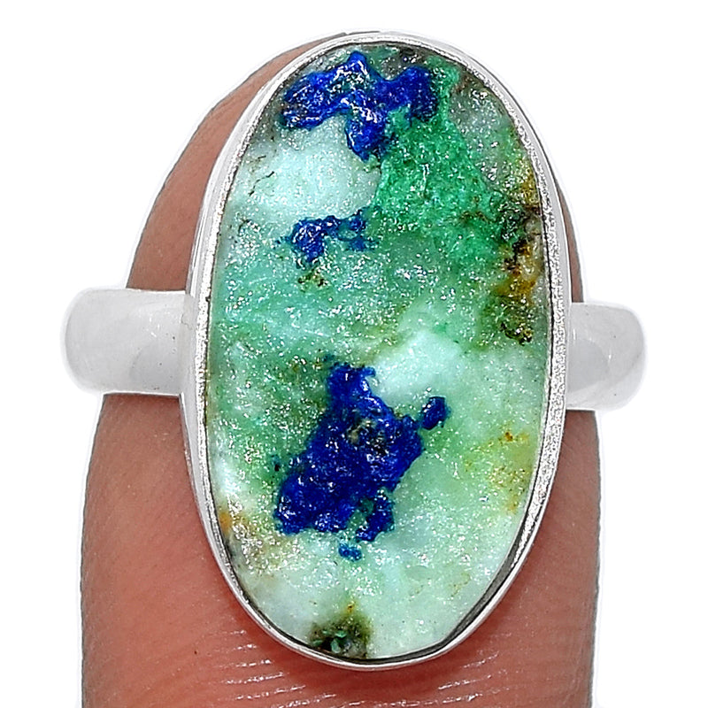 Azurite Druzy Ring - AZDR214