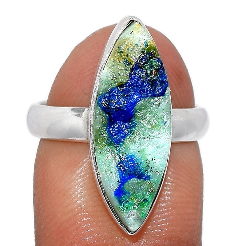 Azurite Druzy Ring - AZDR234
