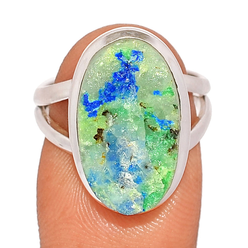 Azurite Druzy Ring - AZDR272